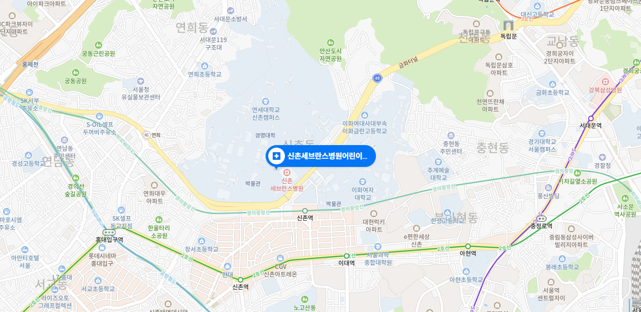 오시는길 지도